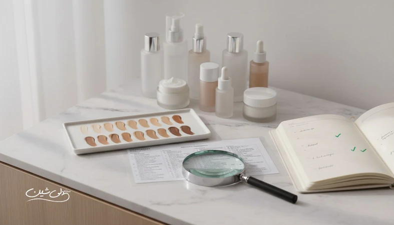 میز بررسی تخصصی برندهای آرایشی و بهداشتی با تمرکز بر کیفیت، ترکیبات و تجربه مصرف
