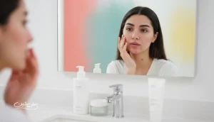 مدیریت واکنش پوست شامل جوش، لک و خشکی با روتین کم ریسک در محیط روشن و حرفه ای