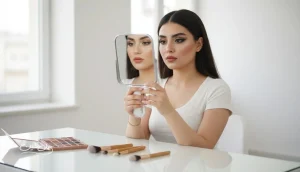 راهنمای پیدا کردن سبک آرایش بر اساس سن، رنگ پوست و موقعیت؛ چهره با دو سبک آرایش روز و شب در نور روشن