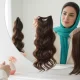 انتخاب ایمن اکستنشن و ویگ با تمرکز بر طبیعی دیده شدن و سلامت مو و پوست سر