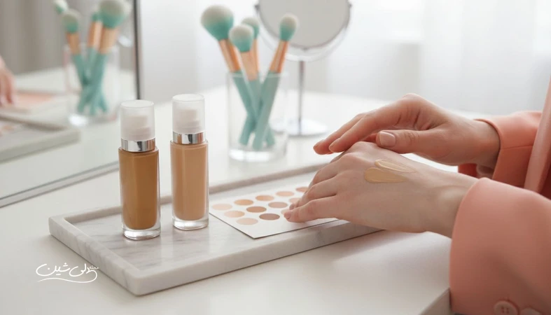 مقایسه لورآل یا میبلین برای آرایش روزانه با تمرکز بر بافت کرم پودر، انتخاب رنگ و سازگاری با انواع پوست