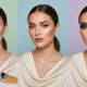 مقایسه سبک های آرایش نچرال، گلام و اسموکی روی یک چهره با نور روشن و ابزار آرایشی