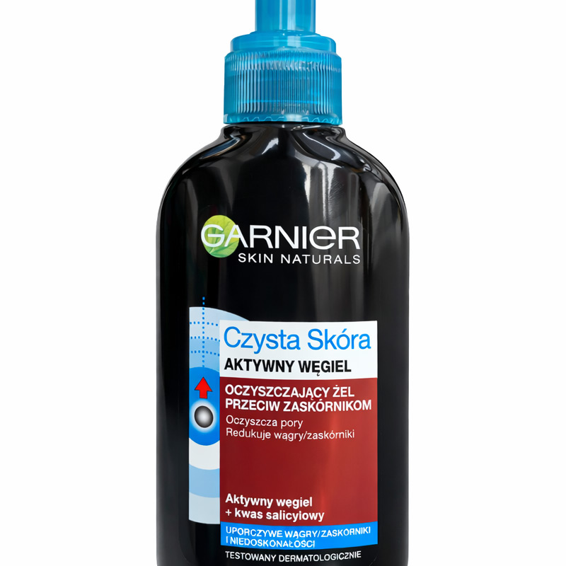 تصویر ژل شستشو ذغالی گارنیر ضد جوش های سر سیاه|ضد جوشهای زیر پوستی