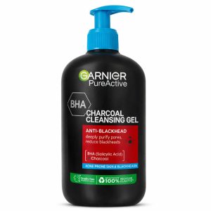 تصویر ژل شست و شوی ذغال پیور اکتیو BHA گارنیر250 میل