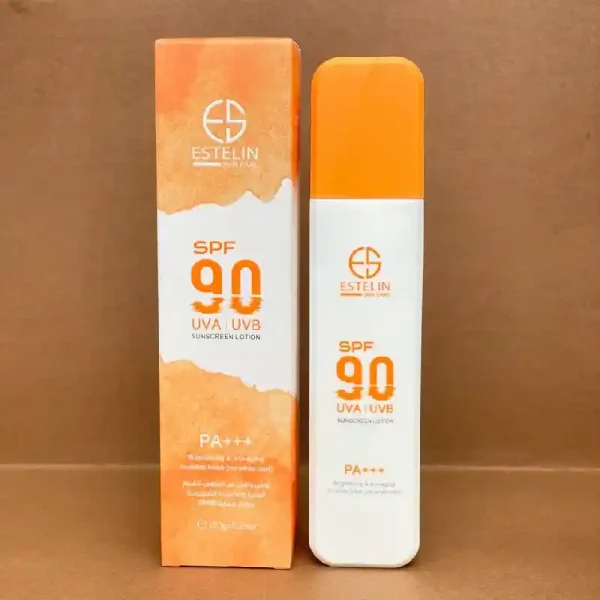 لوسیون ضدآفتاب استلین  SPF 90 | روشن کننده،ضدچروک - تصویر 2