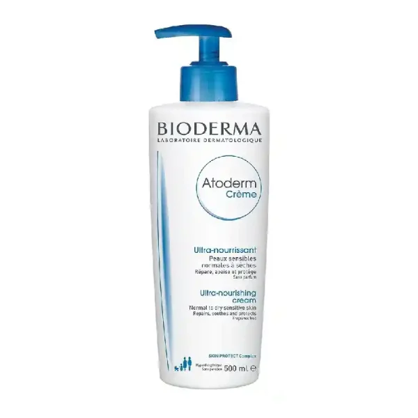 کرم آبرسان و مرطوب کننده بایودرما پوست نرمال تا حساس خشک ( BIODERMA Atoderm) - تصویر 1