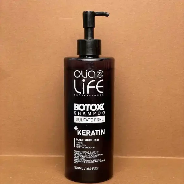 شامپو بوتاکس بدون سولفات اولیا لایف مدل کراتین( olia life botox+keratin) - تصویر 1