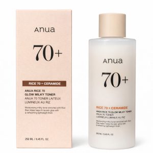 تصویر تونر سبوس برنج آنوا پوست نرمال, خشک و کم آب 250 میل