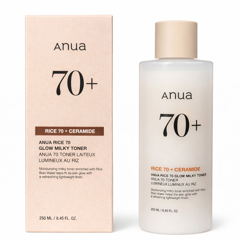 تصویر تونر سبوس برنج آنوا پوست نرمال, خشک و کم آب 250 میل