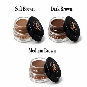 تصویر پماد ابرو آناستازیا 3 رنگ کاربردی | سافت برون|دارک برون|مدیوم برون