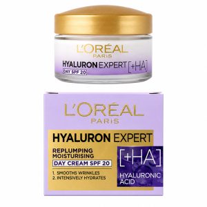 تصویر کرم روز لورال+HA مرطوب کننده و آبرسان SPF20